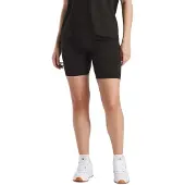 Reebok Sweatshorts "FRIDA SMALL LOGO CYCLE SHORT", Damen, Gr. S, N-Gr, schwarz, Obermaterial: 95% Baumwolle, 5% Elasthan, Hosen Sweatshorts, aus Baumwolle und Elasthan
