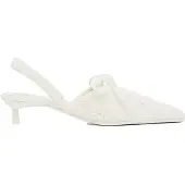 Armani Exchange für Damen. XW002585AF22805U0011 Sandalen Elegantes Weiß (36.5), 1 bis 3 cm, Schnürsenkel, Lässig