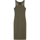 Armani Exchange für Damen. XW000820AF13729U7043 Tailliertes Kleid grün (XS), Lässig, Viskose, Ärmellos / Hosenträger