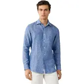 Faconnable Fm302251 Linen Langarmhemd