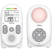 Chillax Audio-Babyphone CB260 DECT LCD VOX Eco Modus Temp Sensor 340m Reichweite
