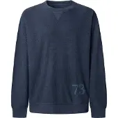Pepe Jeans für Herren. PM5800164 Gaston navy Sweatshirt (S), Lässig, Baumwolle, Marine