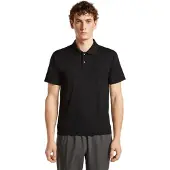 Icebreaker - 15.5 Merinofine S/S Polo - Merinoshirt Gr L schwarz
