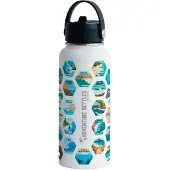 Awesome Maps Adventure Surf+stickers Thermosflasche
