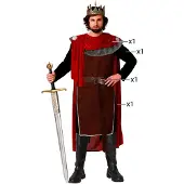 Atosa Medieval King Herrenkostüm