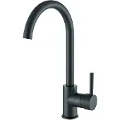 OEM Küchenarmatur, Einhebel-Design, Warm- und Kaltwasserfunktionalität, Matte Schwarz A