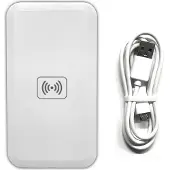Eaxus Wireless Charging Induktionsladegerät | Kabellos Induktion Ladestation | Wireless Charger Ladegerät Weiss