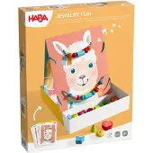 Haba Motorikschleife "Fädelspiel Schmuckstücke", bunt, Motorikspielzeug, Kinder, Motorikschleife