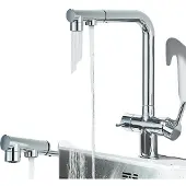 OEM Küchenarmatur, ausziehbare Brause, 360° Drehung, Chrom