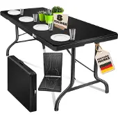 Kesser Buffettisch klappbar Kunststoff 183x76cm, für 8 Personen, inkl. Tragegriff & Cover