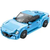 ReoBrix 824 Maserati GranTurismo 2024 Sportwagen Klemmbaustein 384 Blau