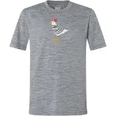 Super.natural - Kid's Johnny Tee - Merinoshirt Gr 104 grau/ various