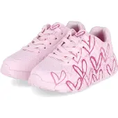 SKECHERS Low Sneaker SPREAD THE JOY Kinder Synthetik Rosa Größe: 36