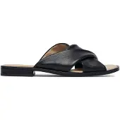 Caprice Pantolette Leder schwarz G-Weite