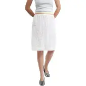 Balmohk 30000592 Flowers Embroidery Midirock