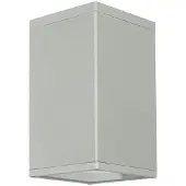 SU-MA Outdoor Spot Deckenleuchte 21x12 cm 1xE27 silber IP54 8003 AL