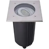 SU-MA 15 cm Auffahrleuchte, beweglich, für GU10 Leuchtmittel, silber, IP67, 6725 D