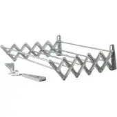 ABJ Wand-Wäschetrockner für das Bad grau 100cm klappbar
