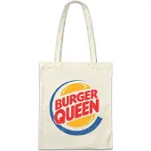 Eric Helmar Müller Urban Backwoods Burger Queen, Stofftasche, Farbe: Beige