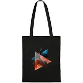 Eric Helmar Müller Urban Backwoods Abstract Triangles, Stofftasche, Farbe: Schwarz