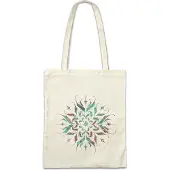Eric Helmar Müller Urban Backwoods Tattoo Abstract, Stofftasche, Farbe: Beige