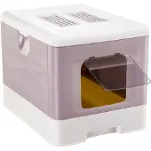 Ferplast Katzentoilette geruchshemmend, sauber & leicht zu reinigen, Rosa