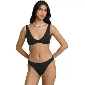 Billabong Bikini-Hose "Sol Searcher Lowrider", Damen, Gr. S, schwarz, Obermaterial:82% Polyester, 18% Elasthan., Badehosen Bikini-Hose
