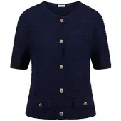 St. Emile Strickjacke 1/2-Arm blau