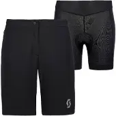 SCOTT SCO Shorts Ws Vertic LT w/pad BLACK EU S