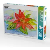 CALVENDO Weihnachtsstern 1000 Teile Puzzle quer 640x480mm, Rebel Gudrun; 7455220