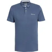 Columbia Poloshirt Nelson Point 1772721 Blau Regular Fit