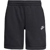Nike Kinder Short Big Kids French Terry Shorts FD3015-010 137-147 - Black/White - 137-147