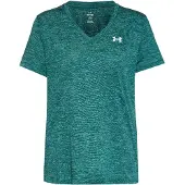 Under Armour Damen T-Shirt Tech SSV- Twist 1384227-338 S - Rack Green - S