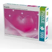 CALVENDO Das rosa Herz 1000 Teile Puzzle quer 640x480mm, Burlager Claudia; 7405608