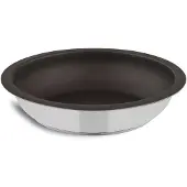BRK B/R/K Quick Clack Frypan Bratpfanne, 28 cm max. Durchmesser, Edelstahl, Induktionsherd-geeignet, Antihaftbeschichtung, abnehmbarer Griff