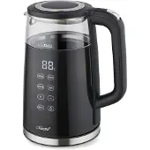 Maestro Wasserkocher Feel MR-049, 2200 W, 1,7 l, schwarz, Borosilikatglas