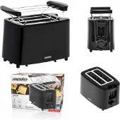 Mesko Toaster Sandwichmaker für Toast Schwarz 3220 900 W Toasts 8AYK-4P