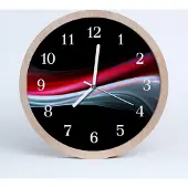 Tulup Holzuhr 20fi cm wanduhr - Abstrakte Kunst