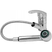 QLS Spültischarmatur Wasserhahn Ausziehbar Brause Küche Küchenarmatur Mischbatterie 10907