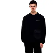 EA7 für Herren. 7M001585_AF12660 Athletic Mix Sweatshirt schwarz (XL), Lässig, Sportlich, Baumwolle