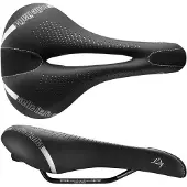 Selle Royal Selle Italia Lady Gel Flow, Fahrradsattel, Straßenrennen, Frauen, Schwarz, Weiß, Muster, Karbonfaser