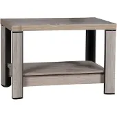 Bettso -Couchtisc Beistelltisch Wohnzimmertisch Tisch Sofatisch rechteckiger Tisch-DALLAS D-14 Truffle oak
