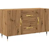 Syfax Sideboard Artisan-Eiche 100x36x60 cm Holzwerkstoff