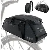 OEM Golden Crown - Gepäckträger-Tasche für Fahrräder - Wasserdichte Fahrradtasche - 8 Liter Fassungsvermögen - Reflektierende Streifen - Praktisch für den täglichen Gebrauch - Geeignet für alle...