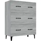 Syfax Sideboard Grau Sonoma 69,5x34x90 cm Holzwerkstoff