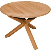 Lestix International Esstisch Ravenna Teak Massivholz rund 100 cm + 100,- Euro