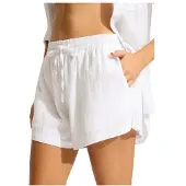 Seafolly - Crinkle Short - Shorts Gr S weiß