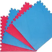 Eyepower 4er Set Kampfsportmatte 63x63cm - 2cm EVA Puzzlematte für Judo Karate MMA Sport