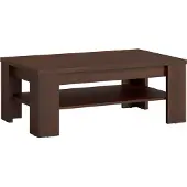 Lomadox Couchtisch Nussbaum 110 cm IMPERIA-129 mit Ablage
