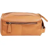 Leonardo Verrelli Uni Echt Leder Tasche Kulturtasche
